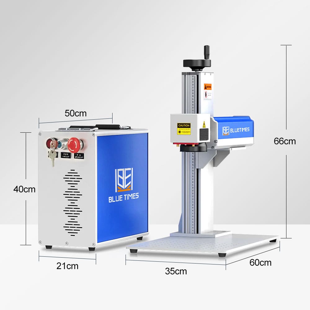 Buy BlueTimes Raycus Fiber Laser Marking Machine 20W-100W – Professional Metal Laser Engraver - Image 3