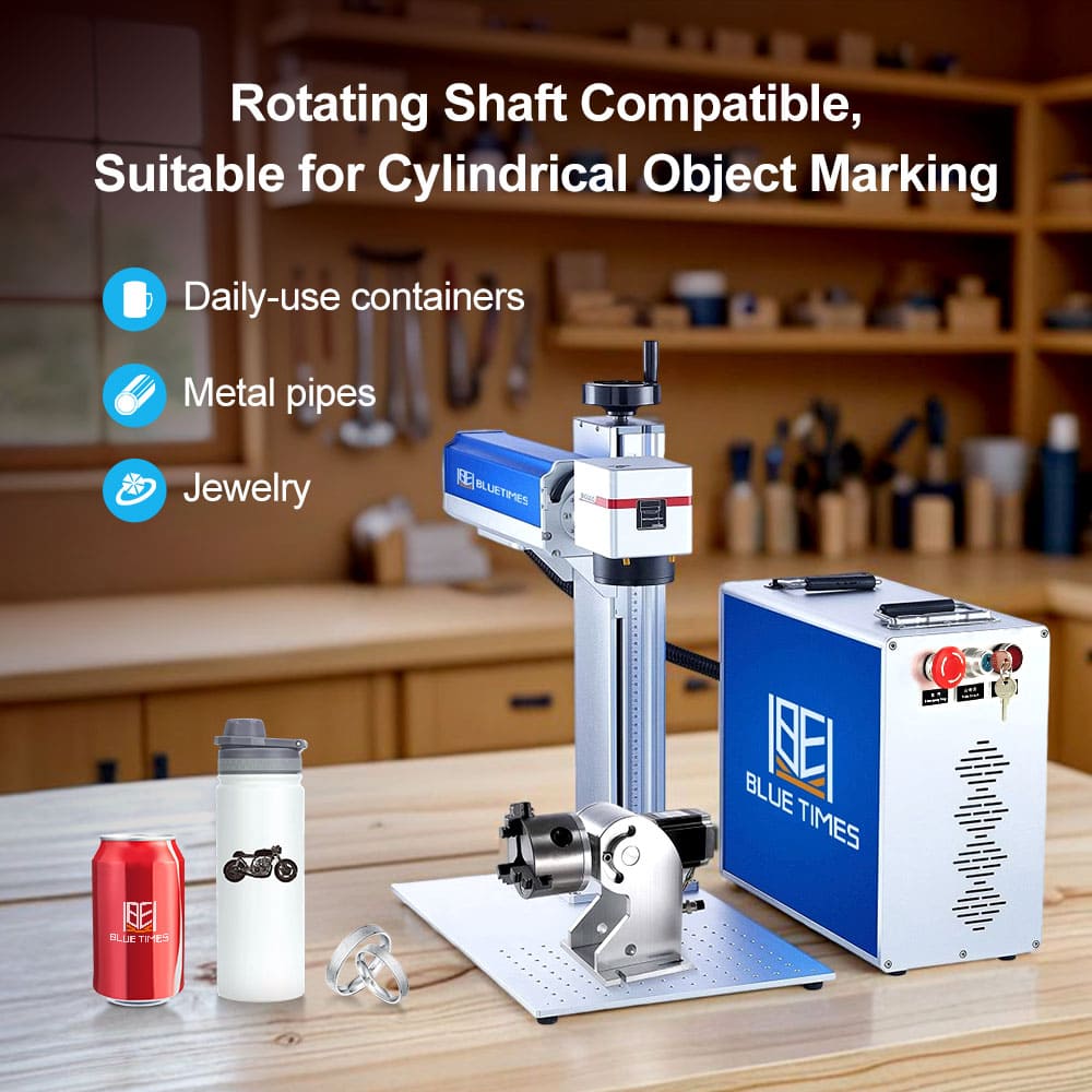 Buy BlueTimes Raycus Fiber Laser Marking Machine 20W-100W – Professional Metal Laser Engraver - Image 4