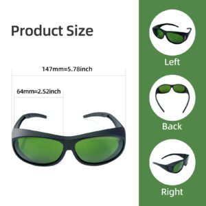 Alternative view of Buy BlueTimes laser goggles CE certified OD6+