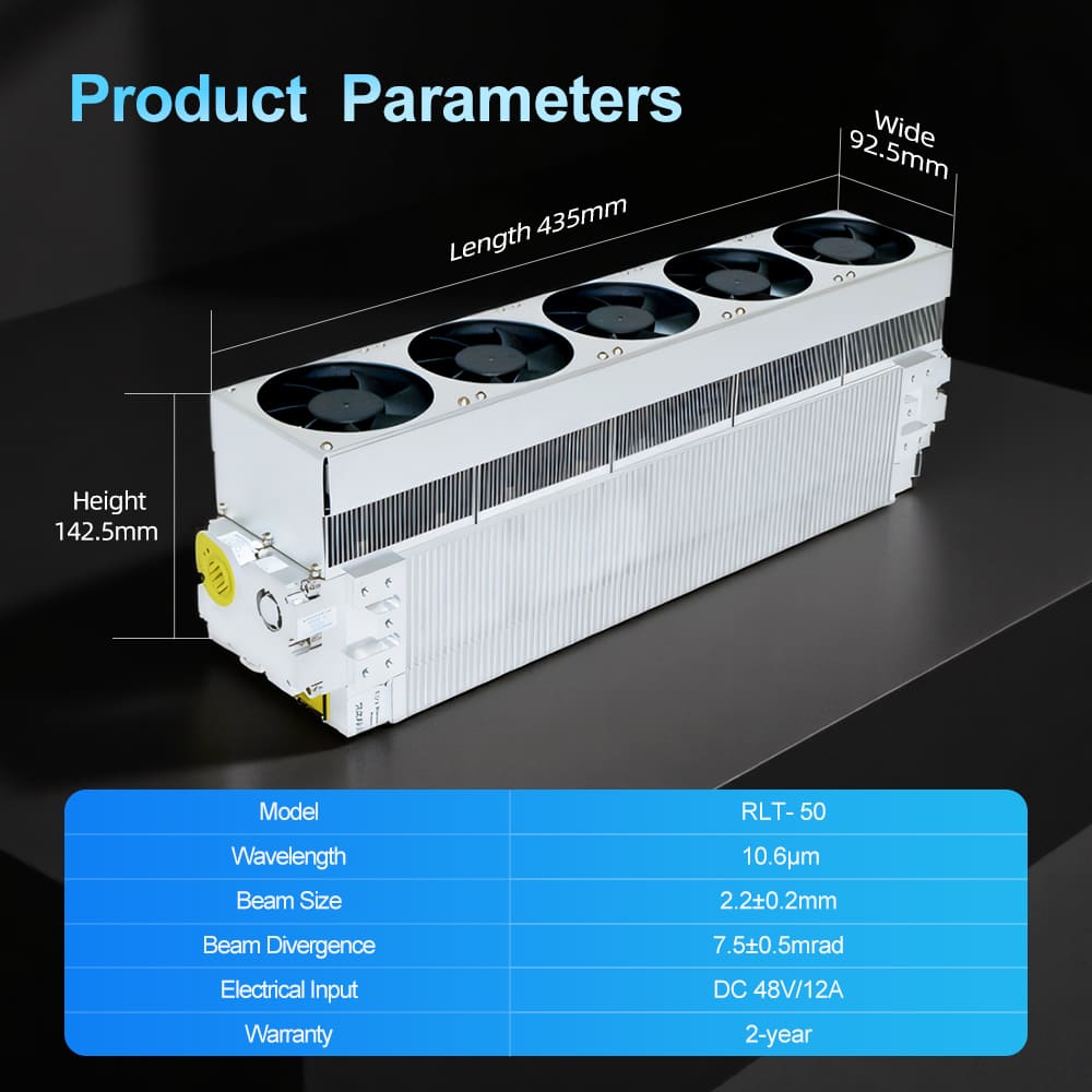 Buy BlueTimes CO2 RF Lasers 50W High-Power Long-Lasting Laser for Laser Marking & Engraving Machines - Image 4