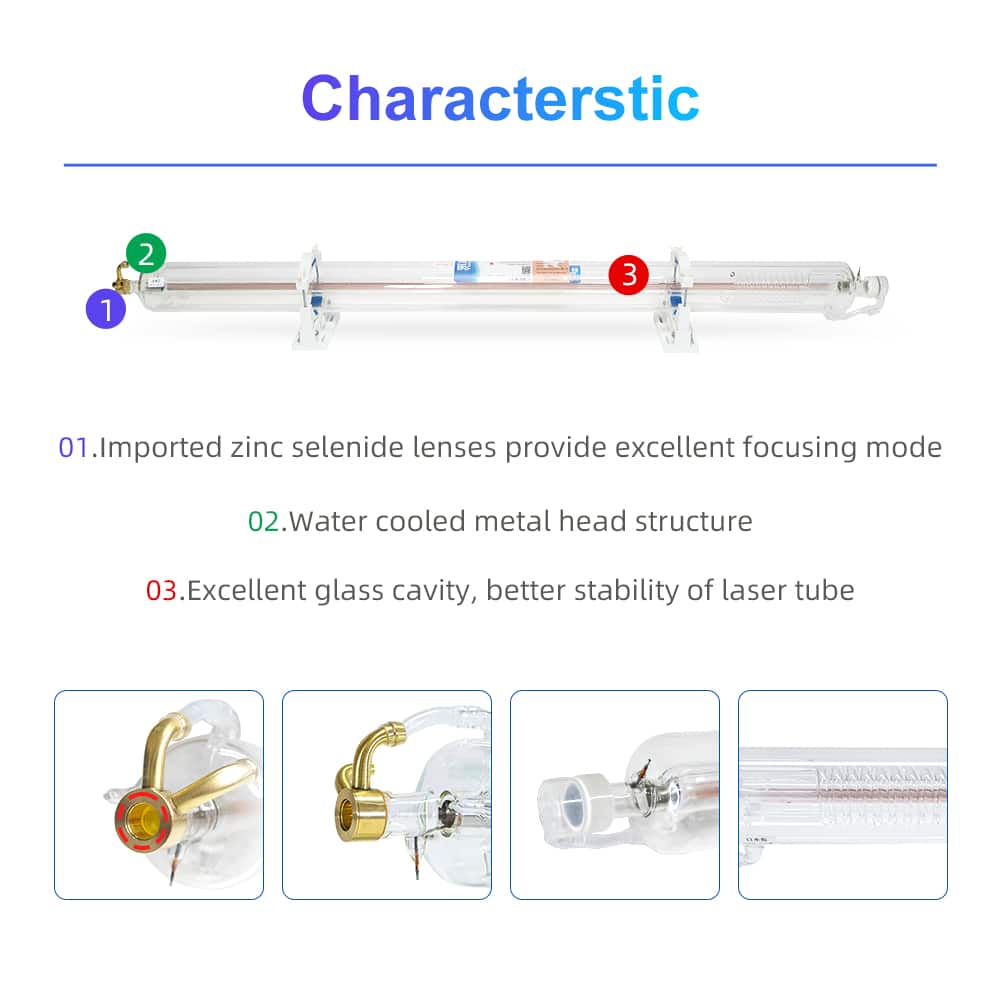 BlueTimes R Series Co2 Laser Tube 65W-160W - Image 4